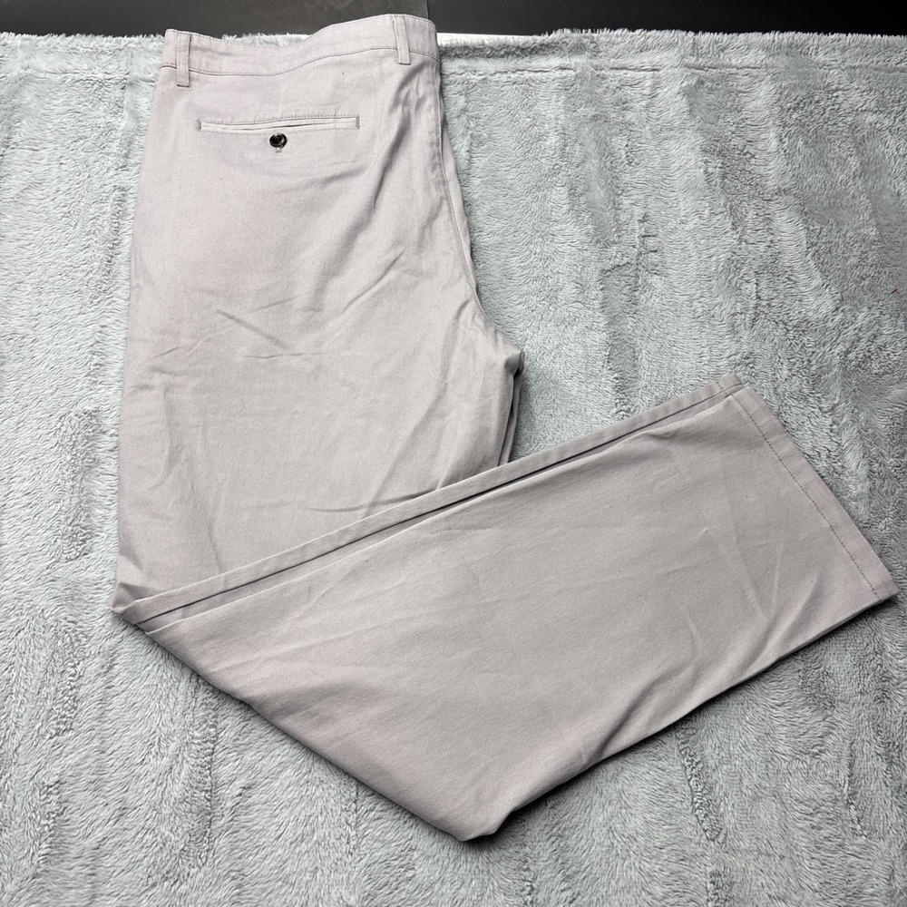 NWT~ESSYSHE Men's Pants Slim Fit Chino Pants Gray 38x30 - Picture 9 of 12